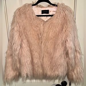 Pink Faux Fur Shaggy Coat 💗✨🪩